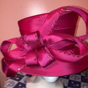 Pink church hat
